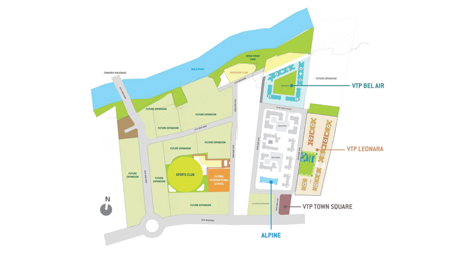 VTP Blue Water Site Map
